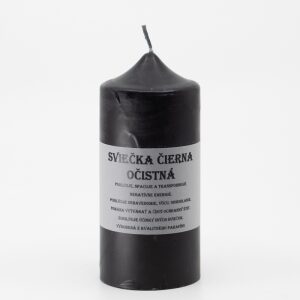 Čierna očistná sviečka – ochrana, očista a transformácia energie